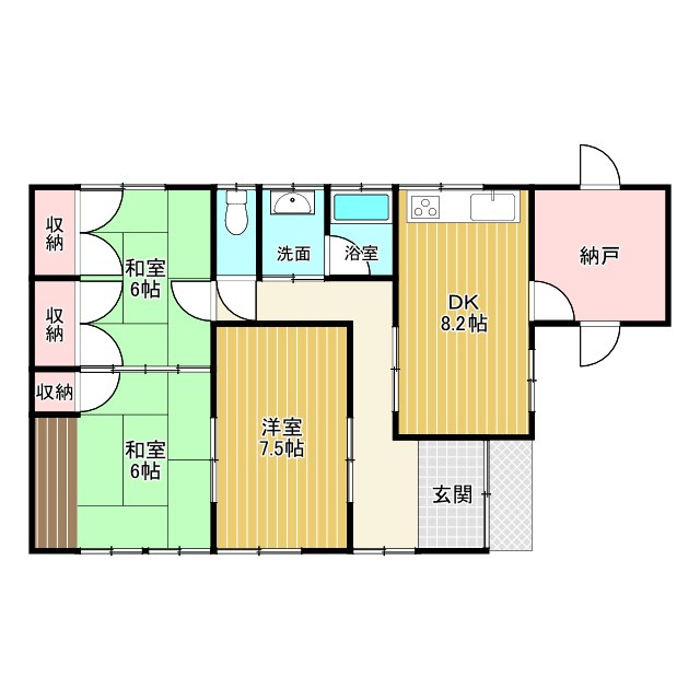 中古戸建の間取り