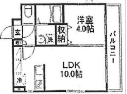 草津市渋川１丁目の店舗事務所の間取り