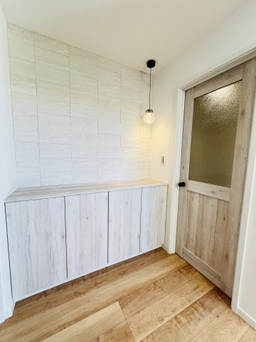 仕掛けいっぱい湘南の家 at 常磐町の玄関