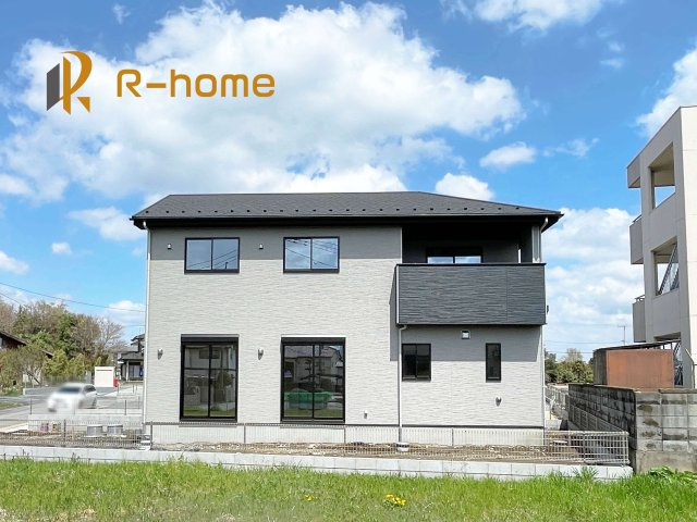 ひたちなか市稲田4期　新築戸建て　3号棟の外観|ご予約を頂ければ、『平日』はもちろん『早朝』や『夜間』もご見学可能です♪お気軽にお申し付けください♪