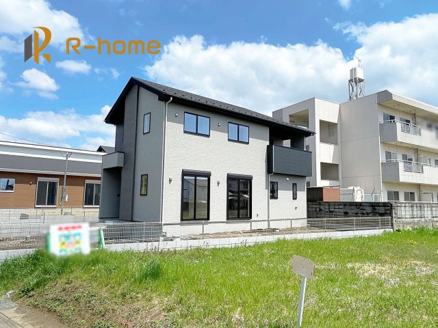 ひたちなか市稲田4期　新築戸建て　3号棟の外観|建物完成いたしました！ご予約で『平日』や『夕方』などでもご見学可能です！