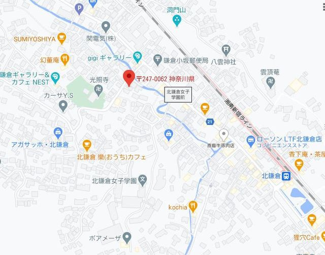 マイカーサ北鎌倉の地図|案内図