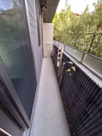 マイカーサ北鎌倉のバルコニー