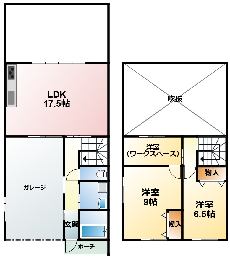 エスペリオ太東ガレージの間取り