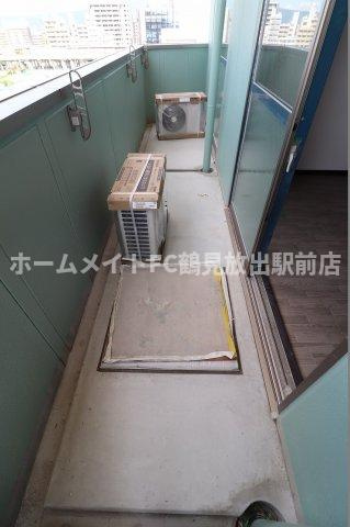 東大阪市高井田本通７丁目の賃貸マンションのバルコニー