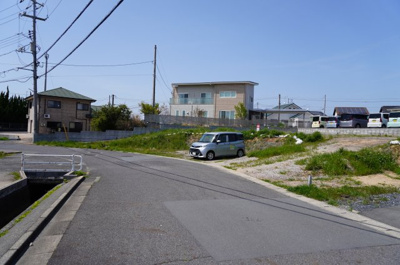 【前面道路含む現地写真】 | パルヒルズ草江 | ２号地サイドから撮影