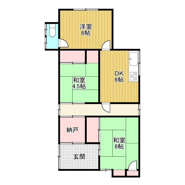 中古戸建の間取り