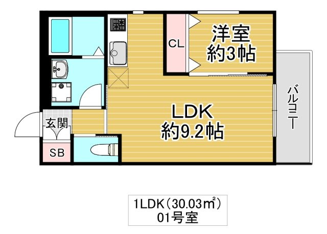 大阪市鶴見区今津北４丁目のアパートの間取り