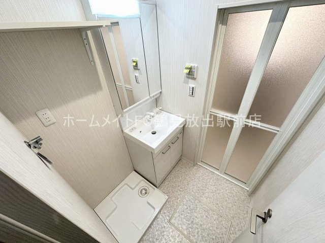 大阪市鶴見区今津北４丁目のアパートの洗面所