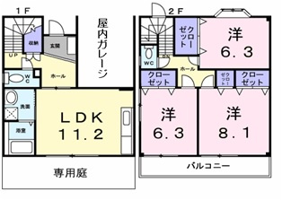 エナール桃山の間取り