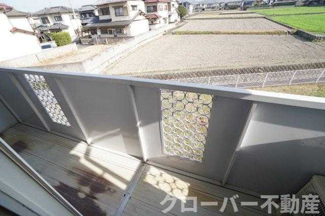 サンハイツ宮川のバルコニー