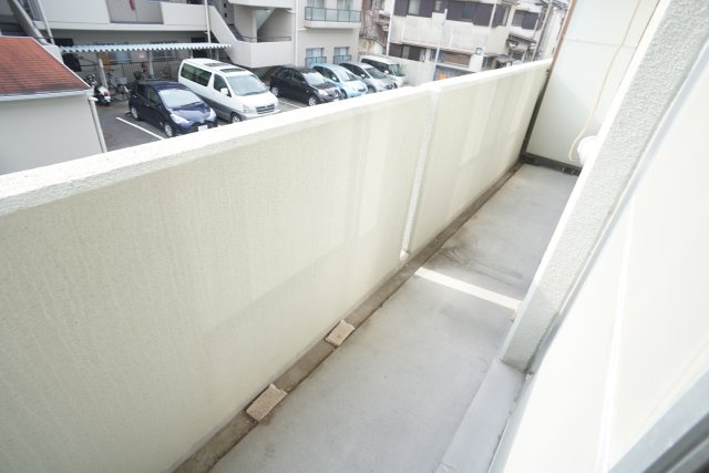 ひよハイツのバルコニー