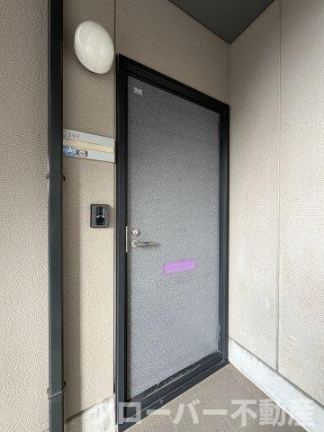 グリーンヒルわかばAの玄関