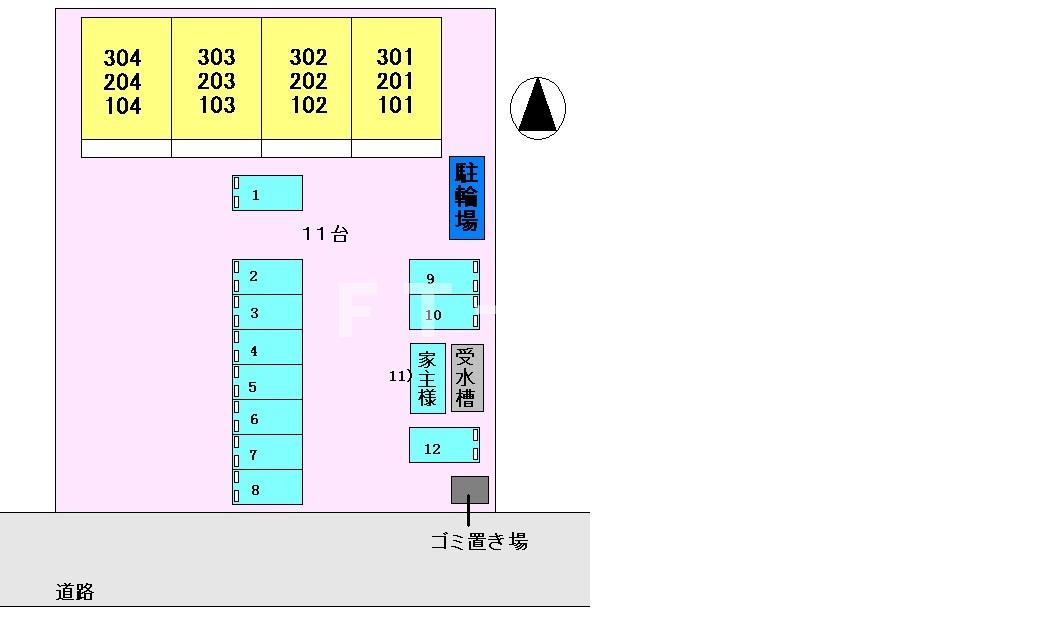 リヴェール習志野の駐車場|駐車場