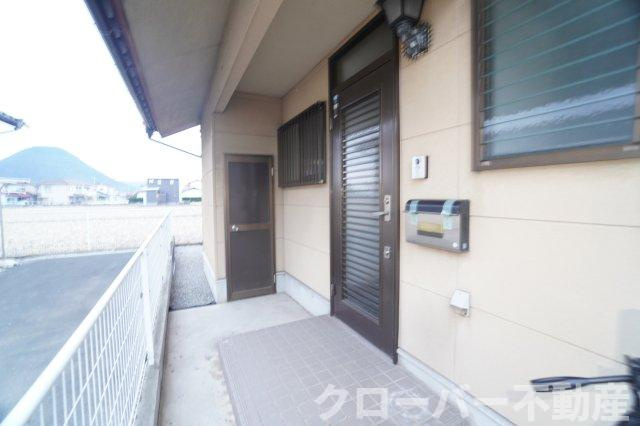 グリーンヒルわかばBのエントランス