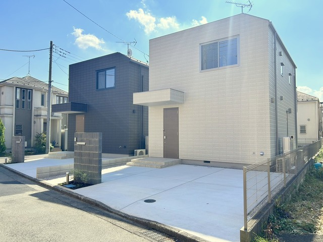 昭島市緑町へーベルハウス（西棟）の外観|省エネZEH仕様　太陽光発電利用可能　余った電力は売電可能