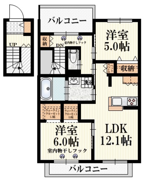 グリーンテラス上水本町　ノースの間取り