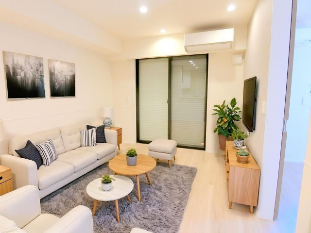 グリーンテラス上水本町　ノースの居間・リビング|CG家具のため実際は家具が付きません。