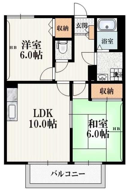 ガーデンズコート立川A棟の間取り|★南向き★２人・お子様入居可★