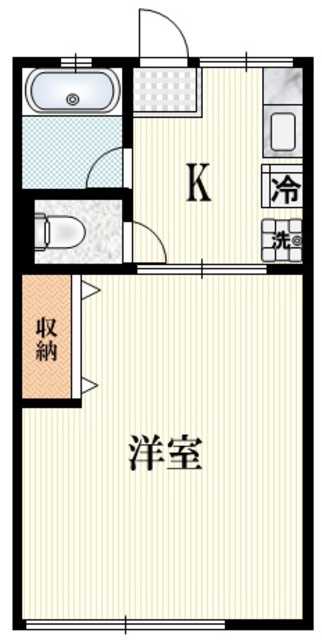 シティハイム　藤の間取り