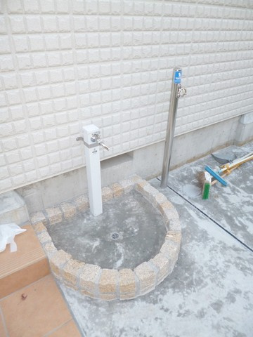 ＭＹコート堀ノ内のその他共用部分|ペットの足洗い場　汚れをきれいにして室内に入れます