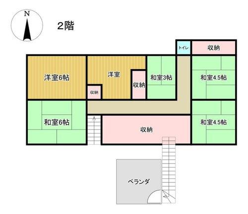 築山町　土地の区画図