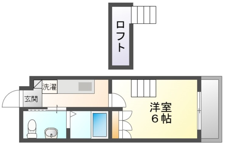 Ｂｌｕｅ.Ｒｅｓｉｄｅｎｃｅ浜の間取り