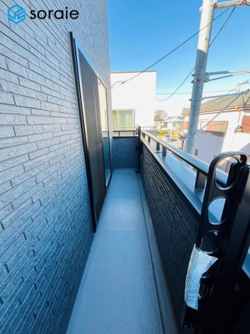 川越市南大塚４丁目　いろどりアイタウンのバルコニー