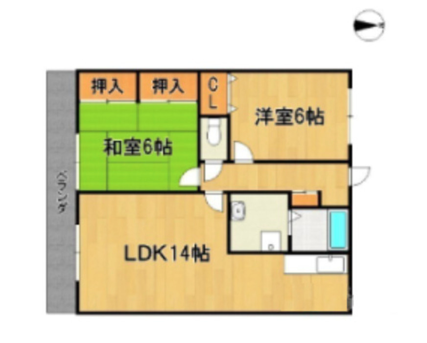 ウイング21【キャッシュバック対象物件】の間取り