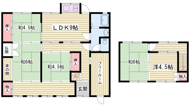 庄田戸建の間取り