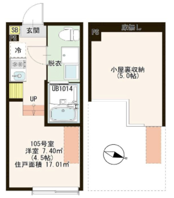 ハーモニーテラス北小岩ⅩⅨの間取り