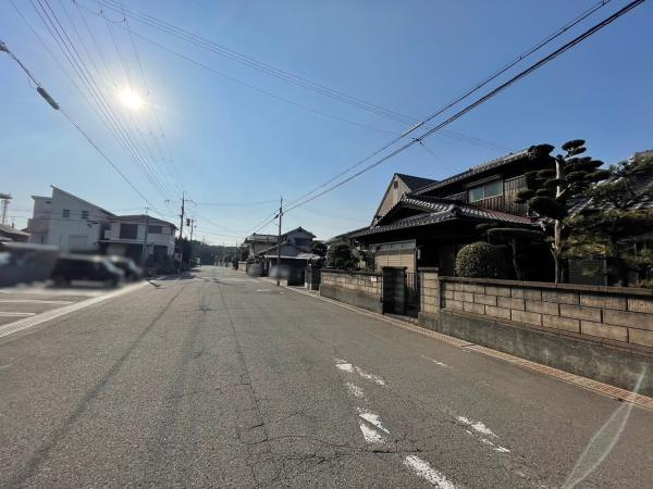 和歌山市湊5丁目　土地の前面道路含む現地写真
