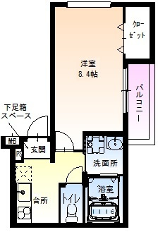 【間取り】 | フジパレス井高野駅西Ⅰ番館