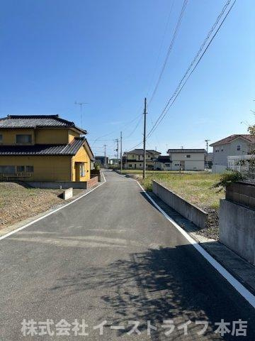 【新築戸建】　いわき市久之浜町1期の前面道路含む現地写真|西側6ｍ公道