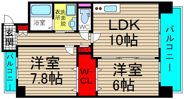 レヴェあけぼの荘の間取り|現状有姿