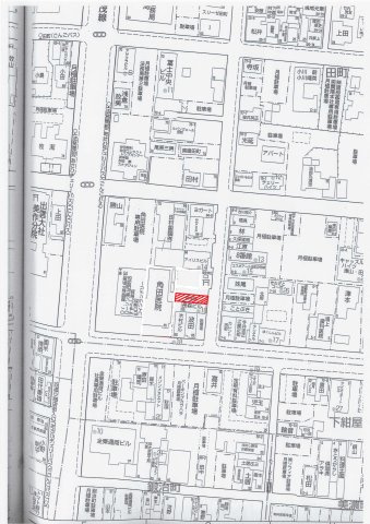 津山市田町　売土地59坪の地図