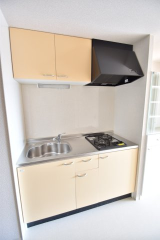 大阪市都島区都島本通３丁目の賃貸マンションのキッチン