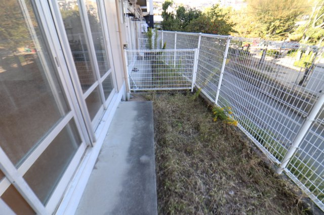 プレジール千里のバルコニー