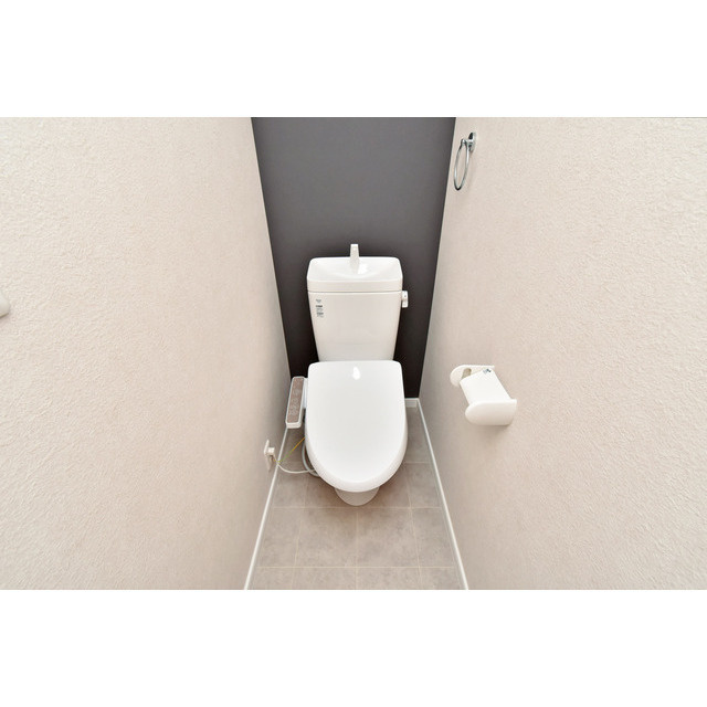 久留米市善導寺町飯田のアパートのトイレ|清潔感のあるトイレです