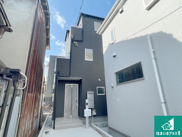 大阪市東住吉区今川　第3期　新築一戸建ての外観|お客様に長く安心して住んでいだだける事にこだわった家づくり！住んでからのアフターサービスにもしっかりと取り組んでいます！