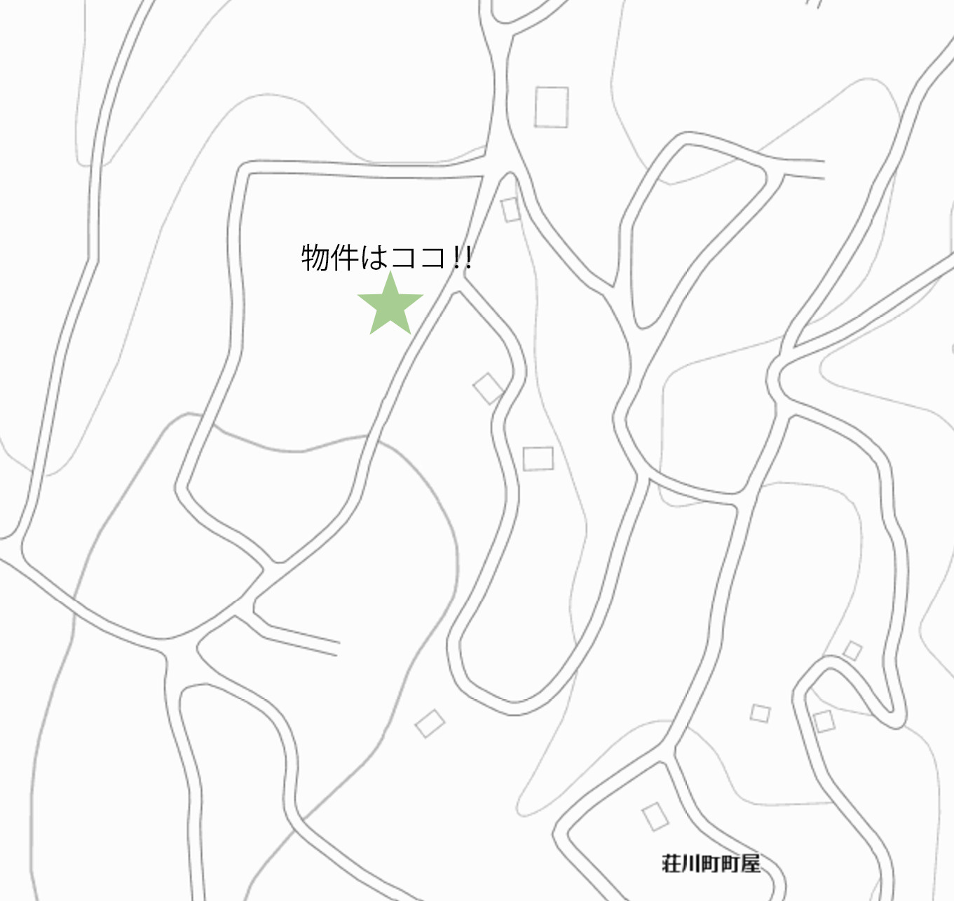 荘川ビレッジ⑩の土地図