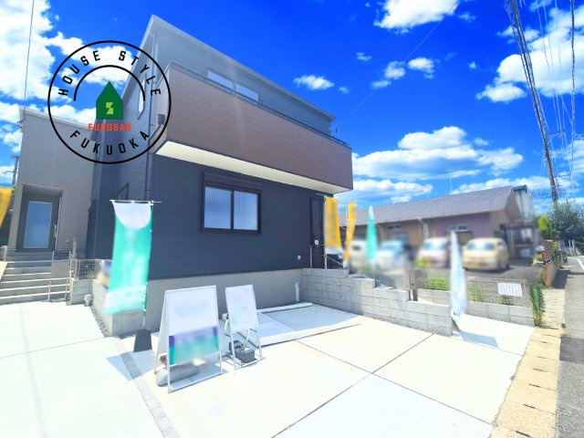 春日市一の谷1丁目第1-4棟（2号棟）の外観|デザイン性のある外観です。