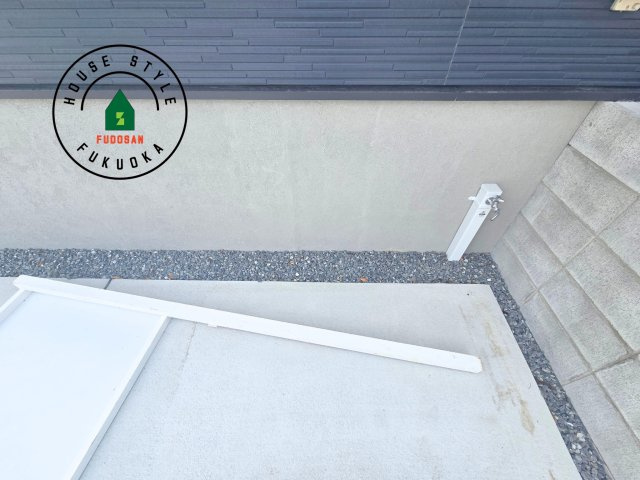 春日市一の谷1丁目第1-4棟（2号棟）の庭|お庭で自由な時間を過ごせます。