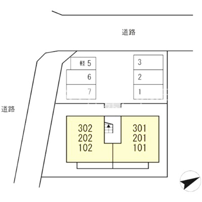 【区画図】 | Ｄ－ａｖａｎｃｅ朝日Ｂ棟