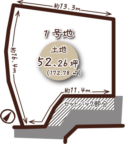 花園岡ノ本町　１号地