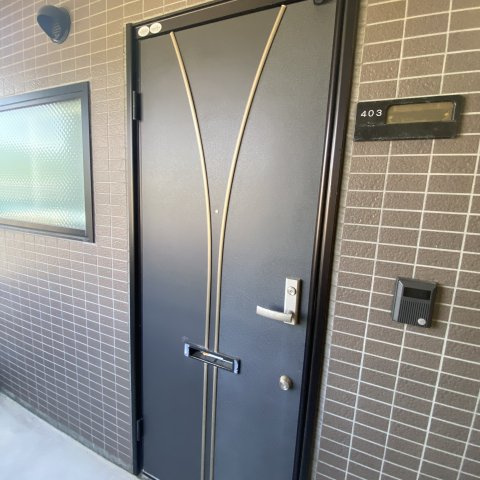 ハイツグリンサイドⅢの玄関