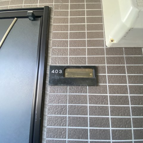 ハイツグリンサイドⅢの玄関