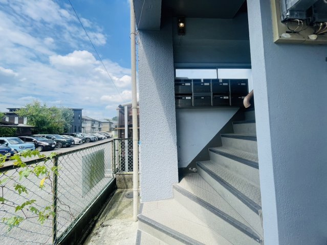 古橋ビルのバルコニー