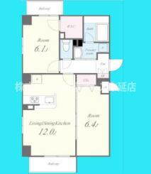 【間取り】 | ヴィラージュ中延 | ヴィラージュ中延　は三都市アース中延店へお任せください！