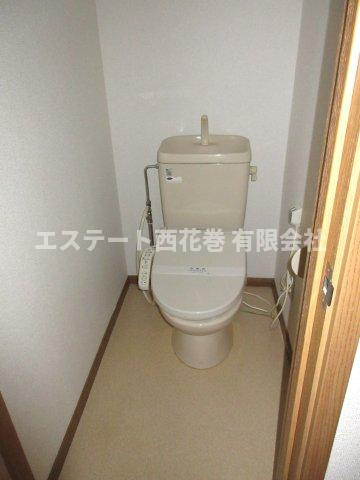 パームハイツ高田A棟のトイレ|洗浄機能付き暖房便座